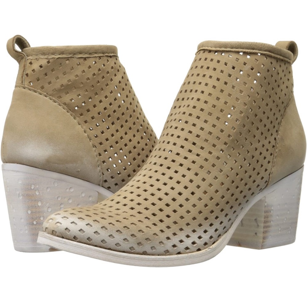 Dolce Vita Perforated Bootie Olive